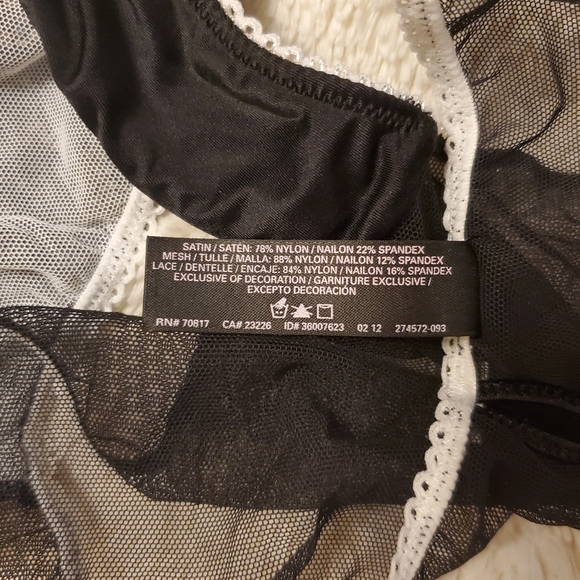 Victoria's Secret Sexy Little Things Satin Mesh and Rhinestone Panty - Picture 9 of 9